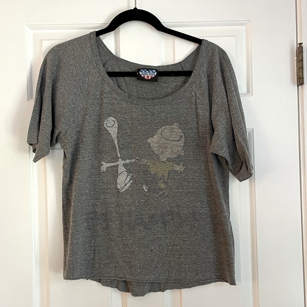 Vintage Peanuts TShirt / Snoopy and Charlie Brown